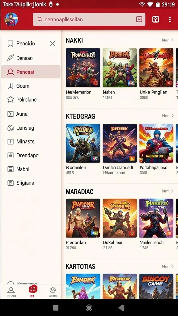 mega338 - Tangkapan layar yang menunjukkan grafis game yang memukau.