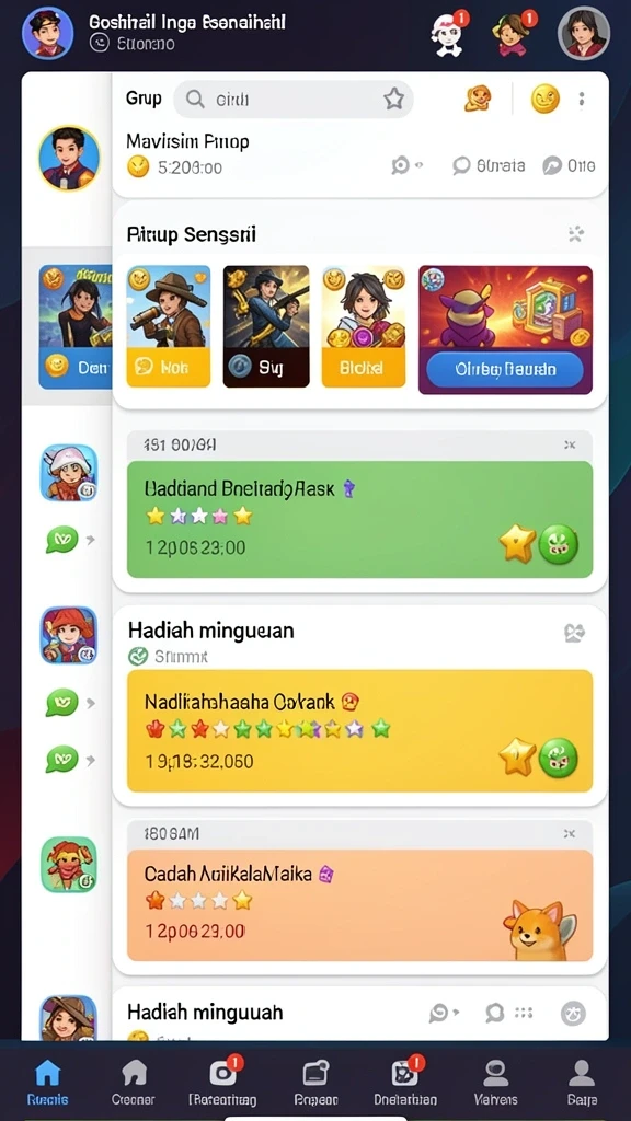 pprryy - Tampilan awal permainan dengan karakter utama yang menarik.