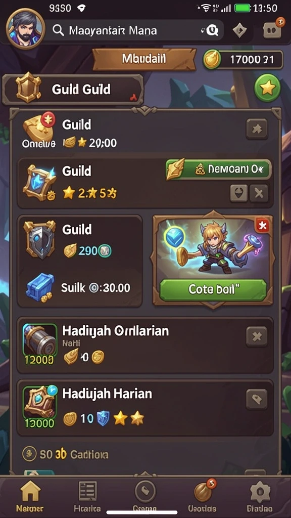 sunda777 - Screenshot menampilkan berbagai mode permainan yang menarik.